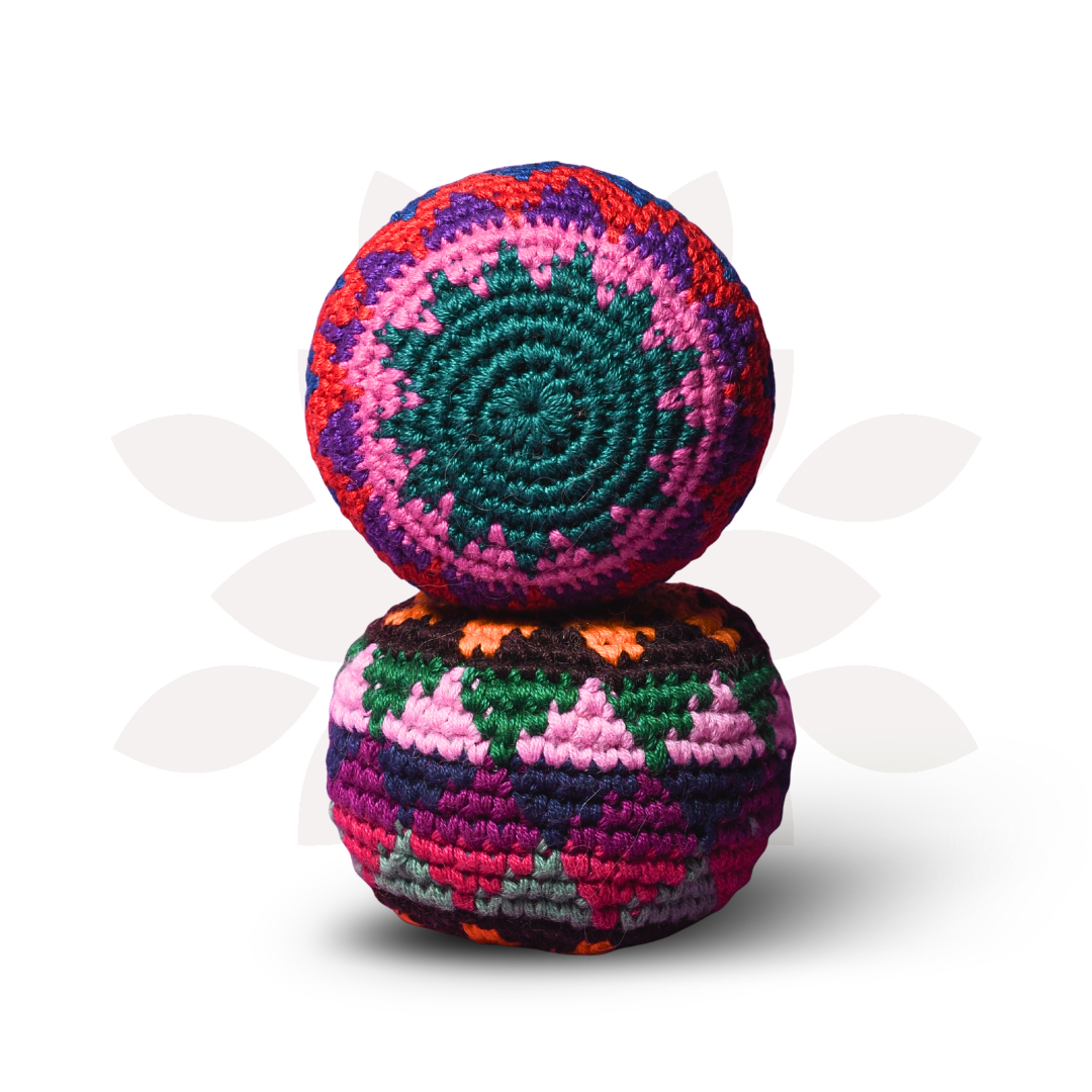 Foot Bag Knit Multicolor Kick Sack
