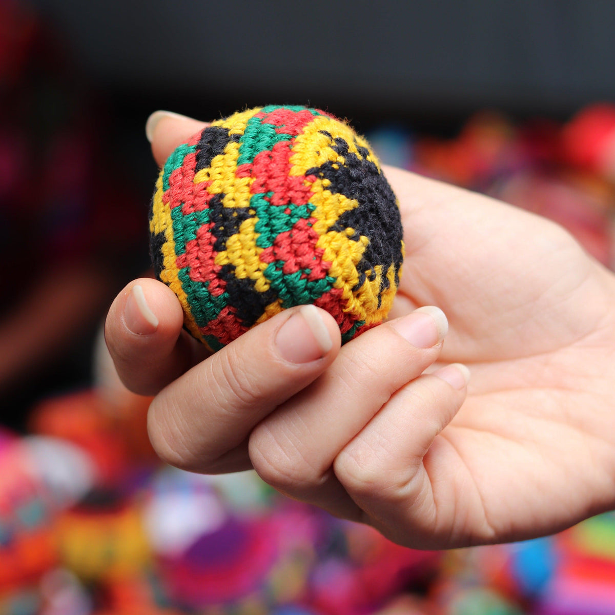 Foot Bag Knit Multicolor Kick Sack