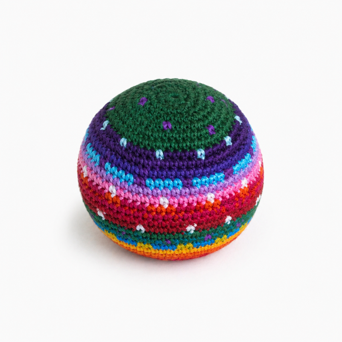 Foot Bag Knit Multicolor Kick Sack