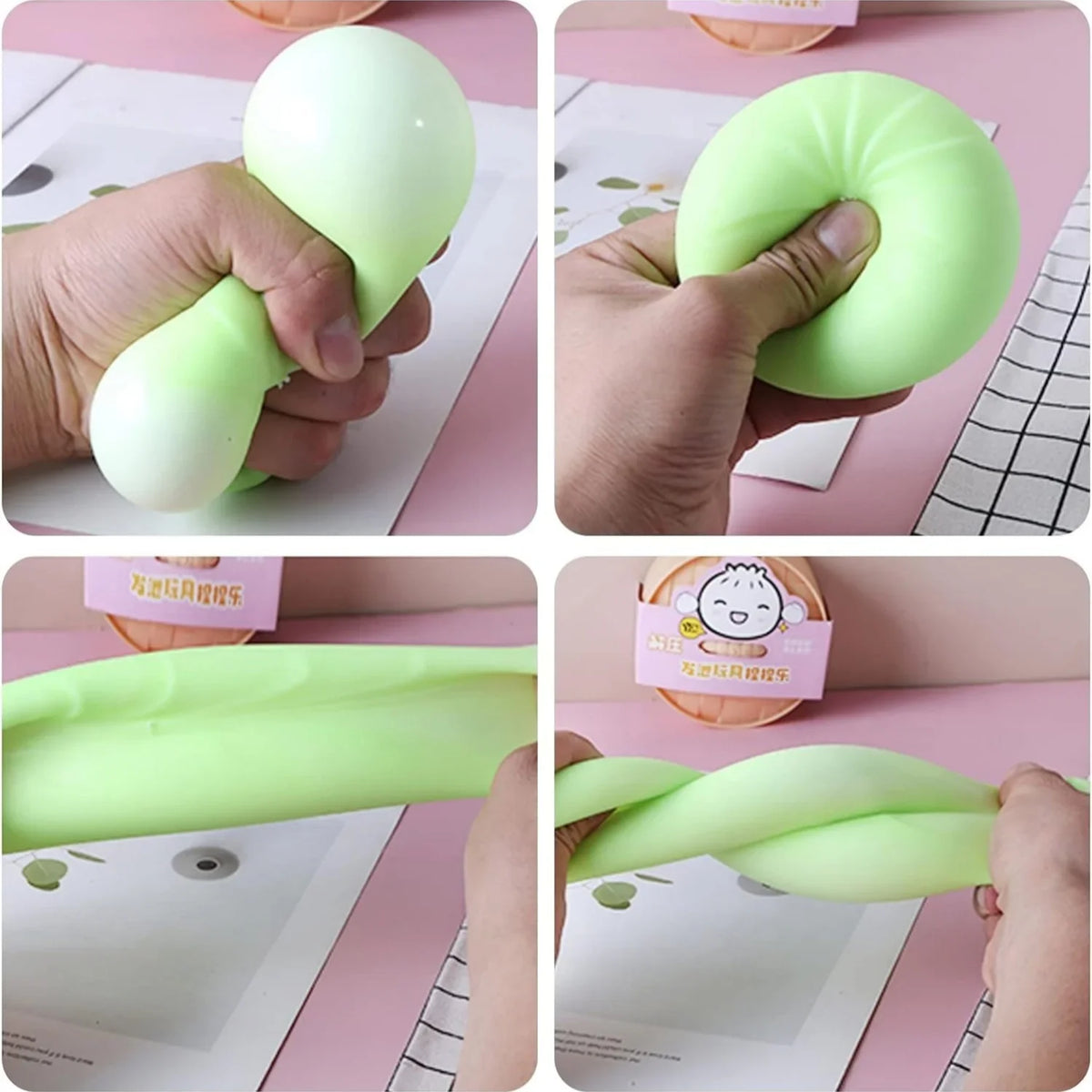 Colorful Dumpling Squishy Steamer Set