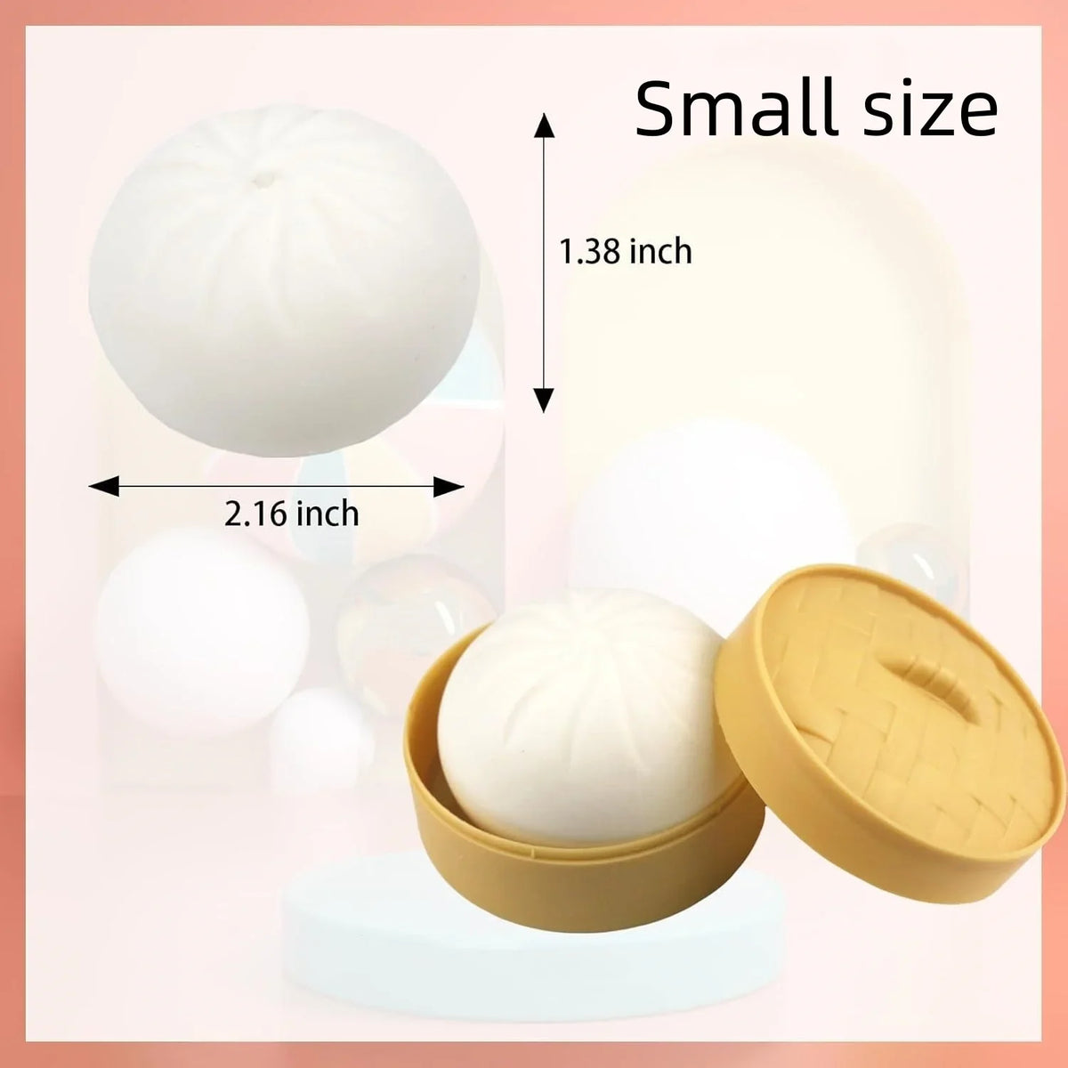 Colorful Dumpling Squishy Steamer Set