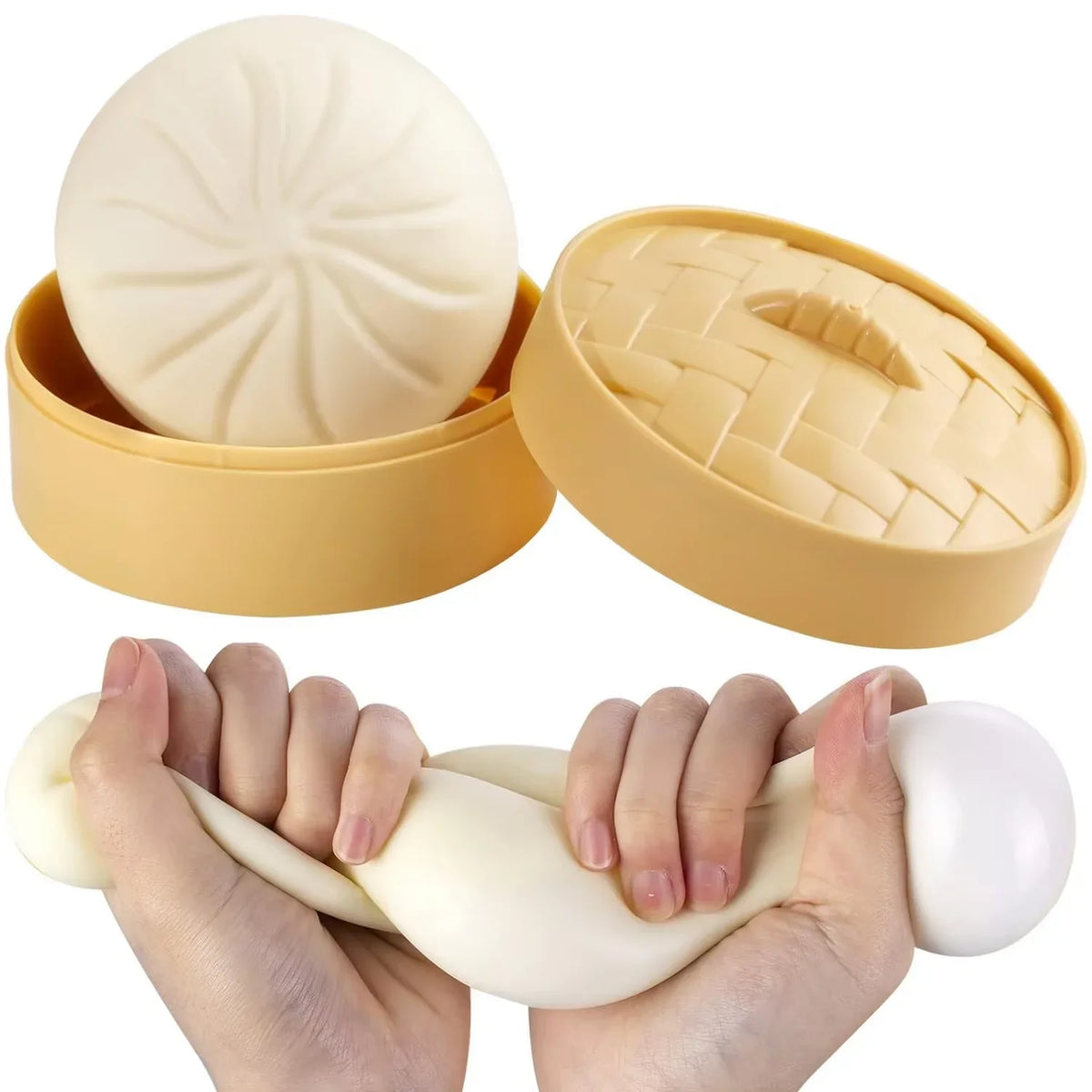Colorful Dumpling Squishy Steamer Set