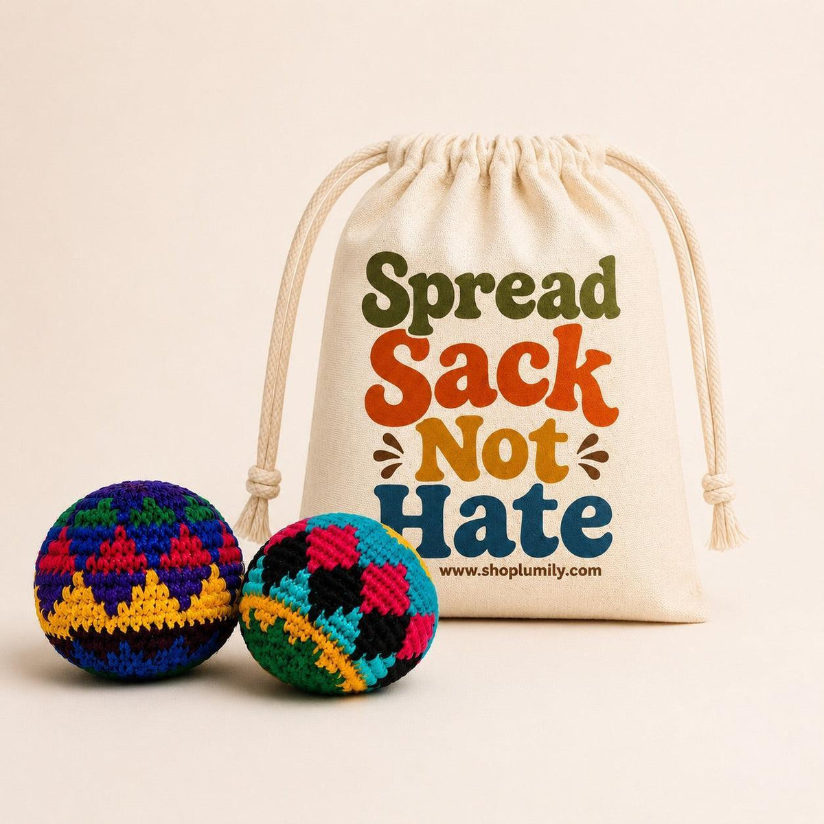 Foot Bag Knit Multicolor Kick Sack