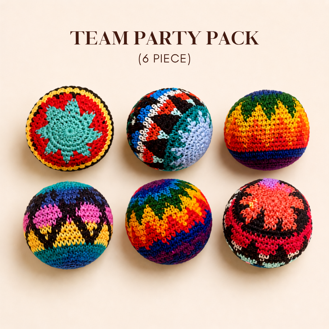 Foot Bag Knit Multicolor Kick Sack